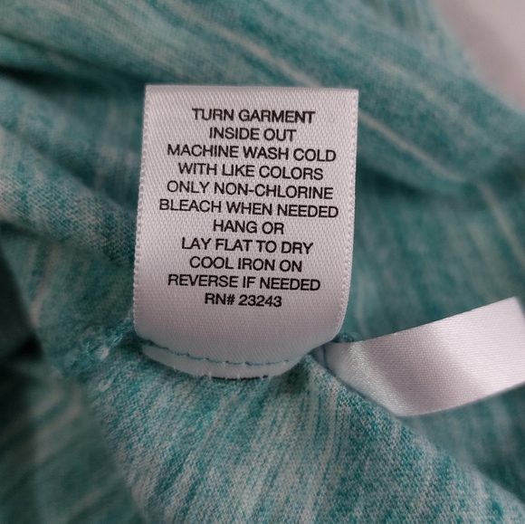 NY&C - Teal Button-Up Blouse - Picture 6 of 7